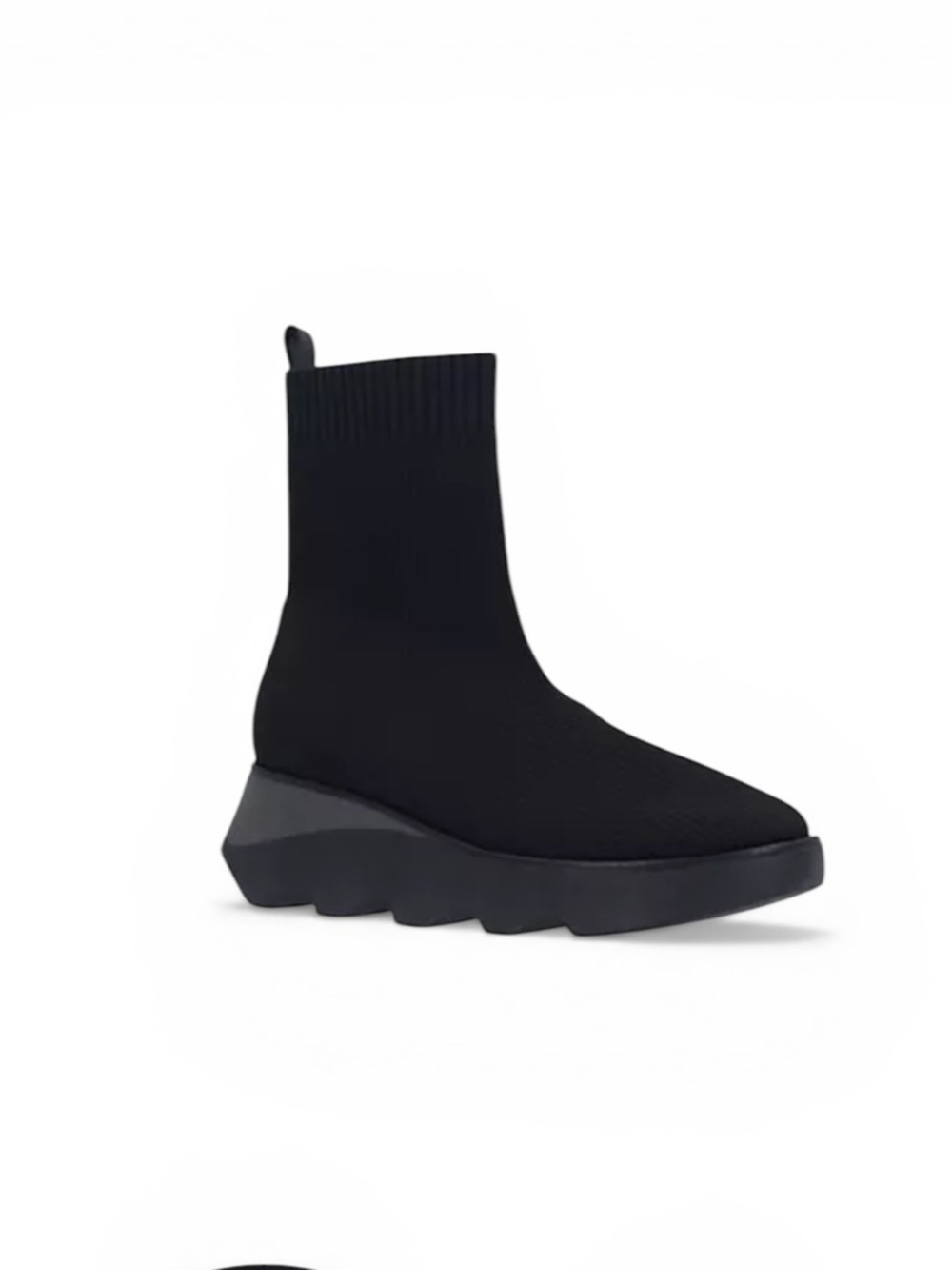 L’Amour Des Pieds Hindly Knit Fabric Black Boots – 8M